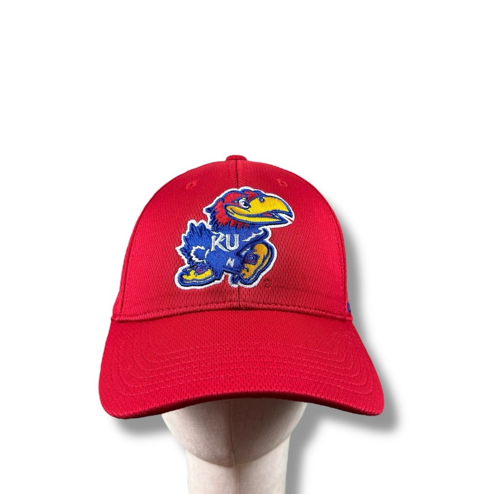 Top of the World University of Kansas Jayhawks Flex Memory Fit Hat L/XL EUC